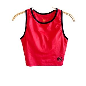 Nautica Competition Sports Crop Top With Built In Bra & UV Protection ~ Medium